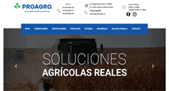 Desktop Screenshot of pro-agro.com.mx
